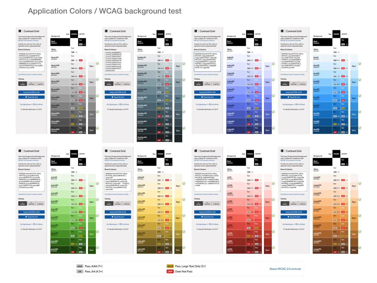 Selecting colors to use or not via Accesibility options