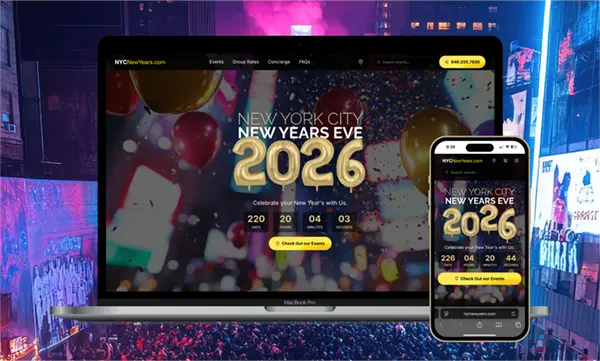 NYCNewYears.com site overhaul