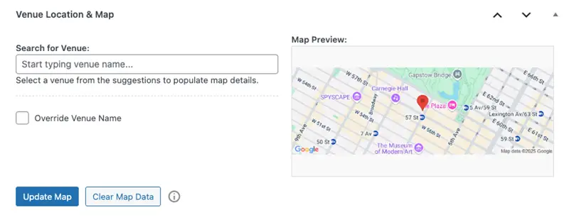 New API-driven Map Interface